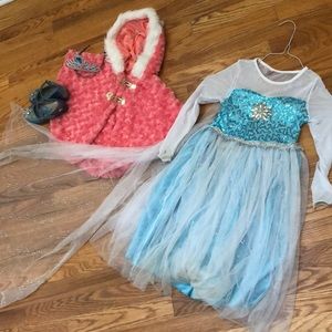 Frozen Elsa costume beautiful, light up gown